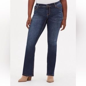 Torrid Nwt Luxe Slim Boot Jean Super Stretch Medium Wash 12